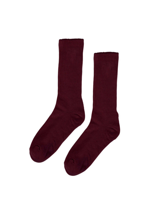 Colorful Standard Active Socks in Oxblood Red